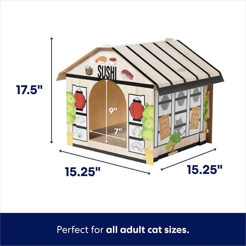 Cardboard Cat House W12375