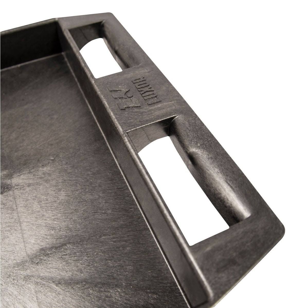 Black Two Shelf Plastic Utility Tub Cart E971618