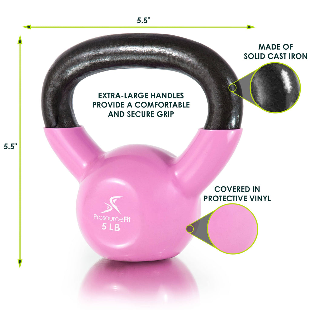 40 lb Vinyl Coated Cast Iron Kettlebells K8270