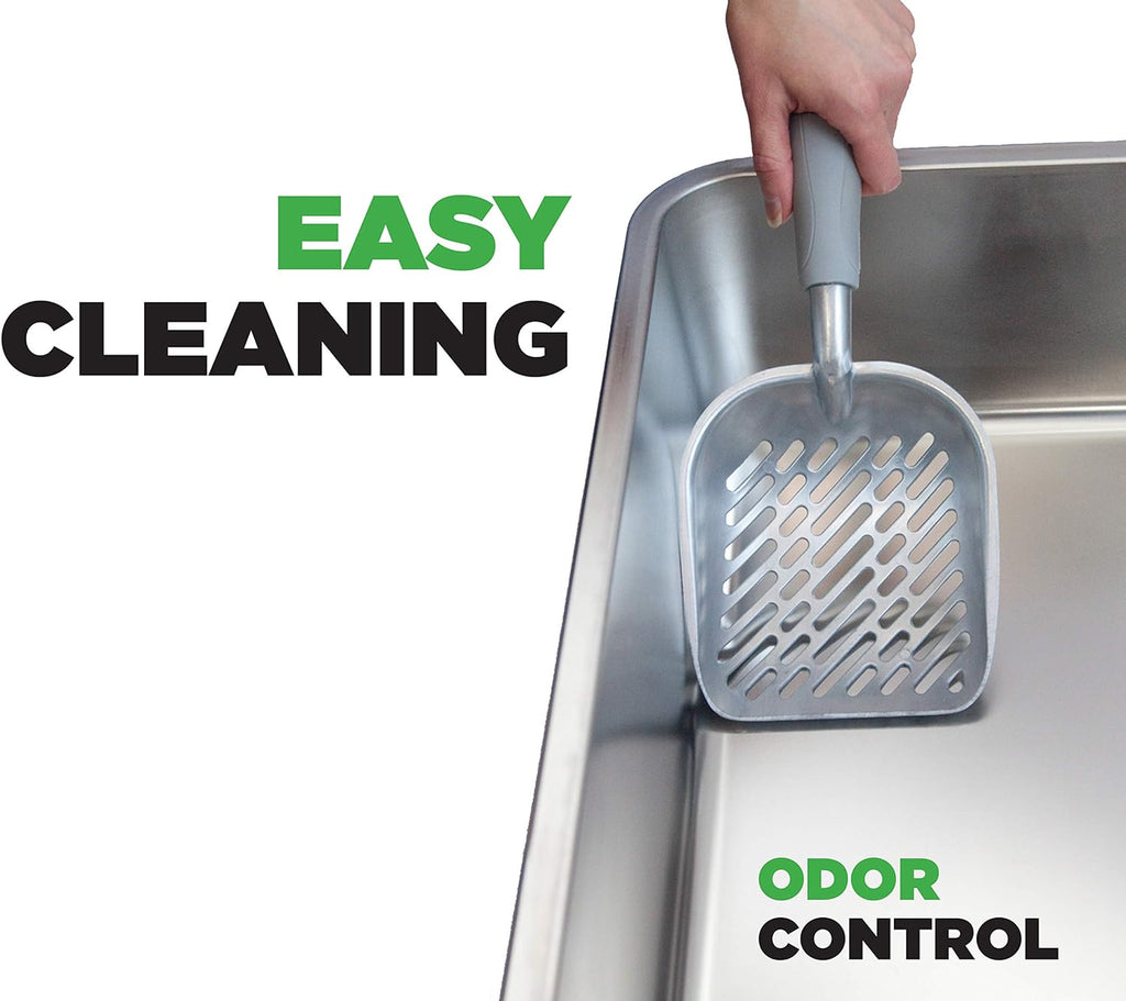 Stainless Steel Cat Litter Box Extra Large White R618