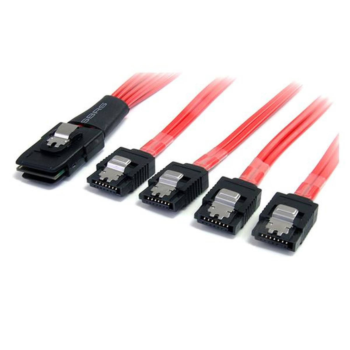 1m SAS Cable SFF-8087 to 4X Latching SATA J25053