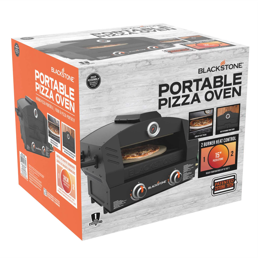 Tabletop Propane Pizza Oven with Two 15 Cordierite Stones Z81719