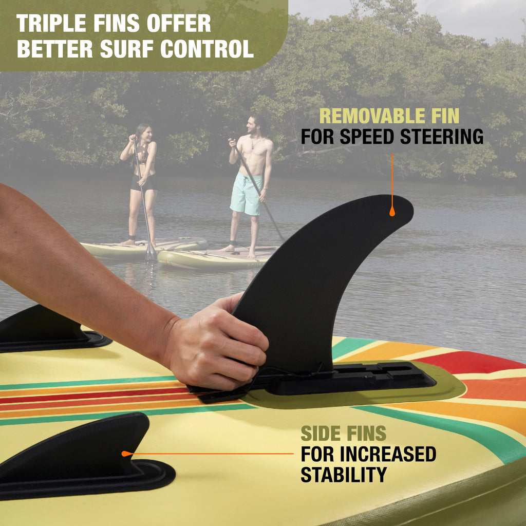 10 ft. Inflatable Stand Up Paddle Board Set with Accessories W13457