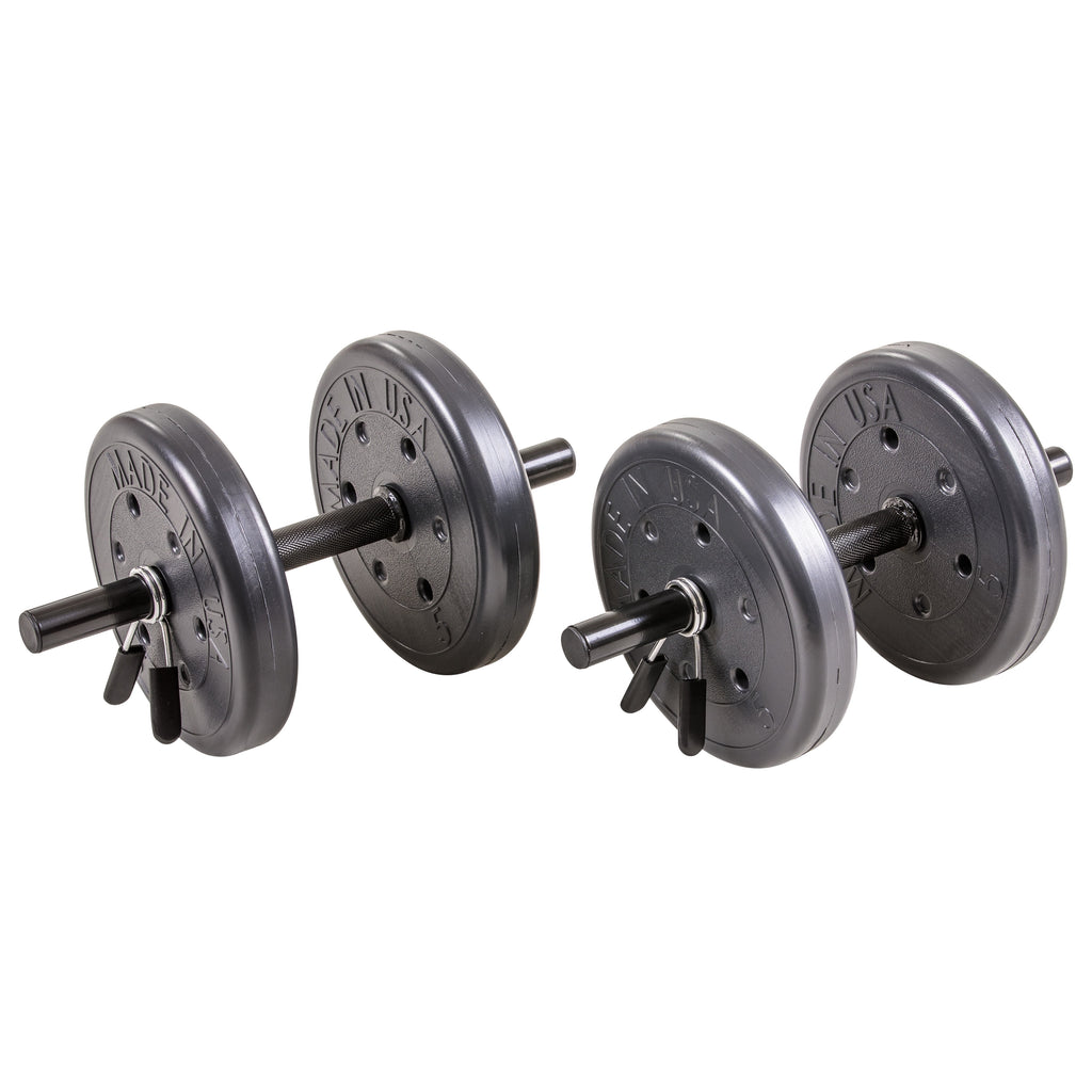 105 lb Barbell and Dumbbell Weight Set with 6-foot Bar Q66567