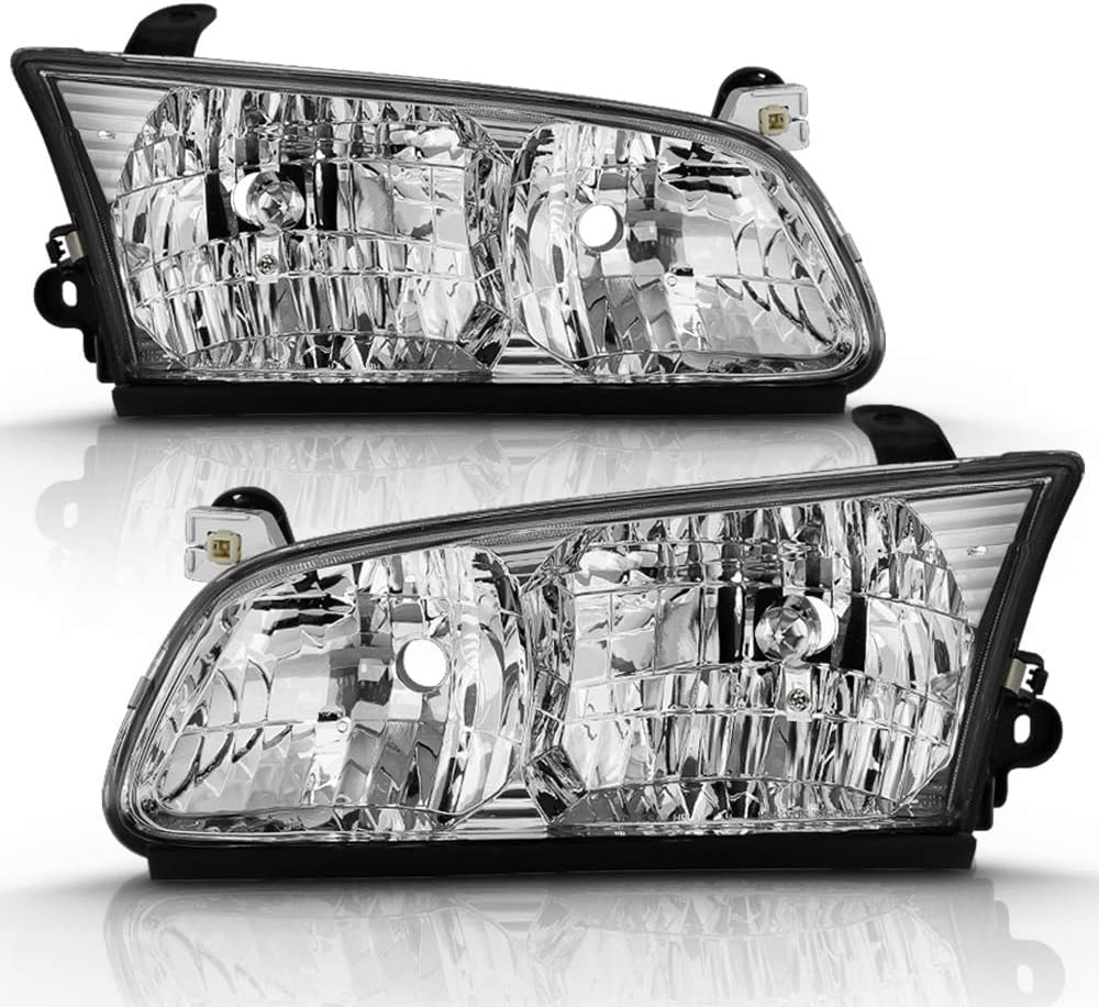 2000-2001 Toyota Camry Chrome Housing Headlights Assembly C1438