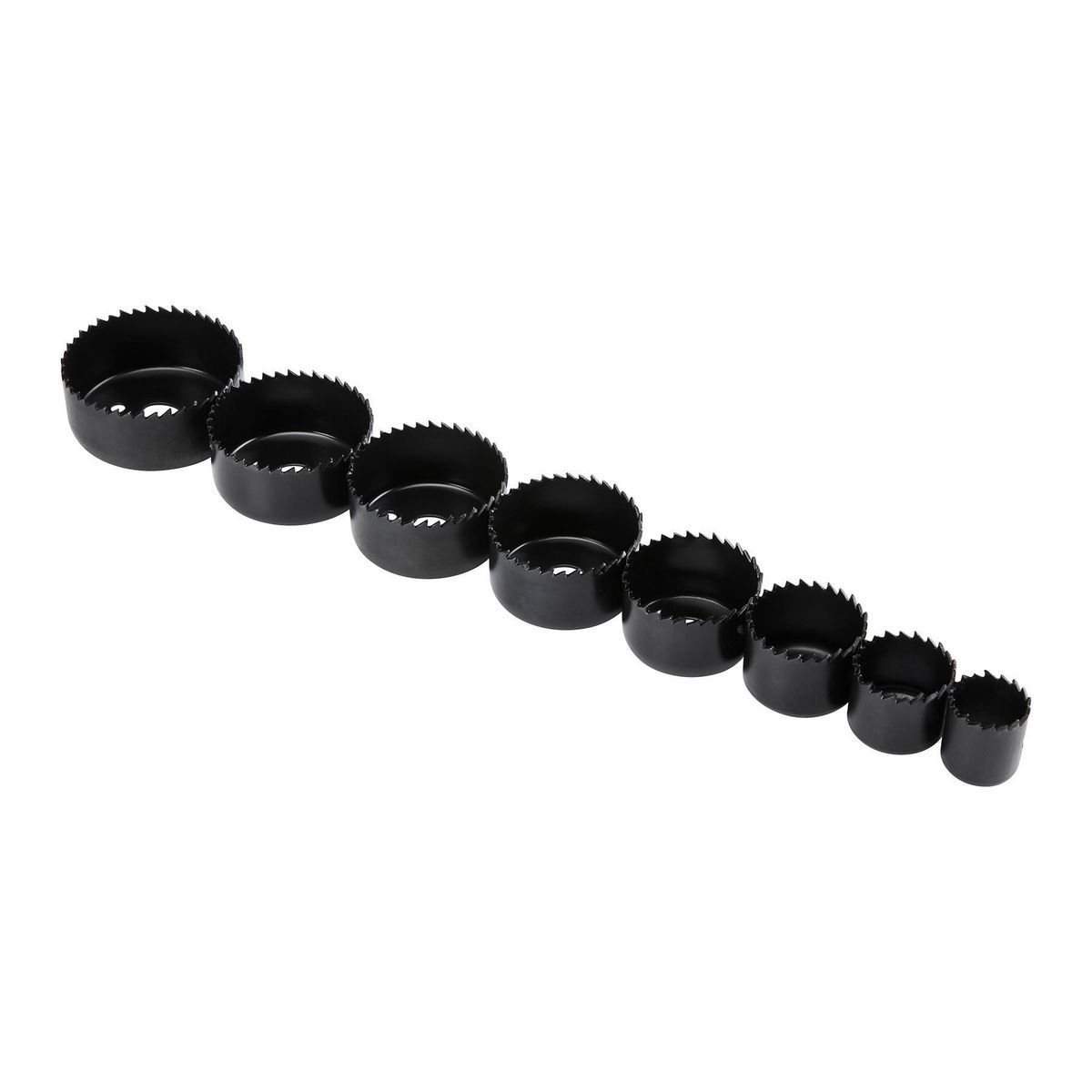 Carbon Steel Hole Saw Set, 10 Pc. B1020