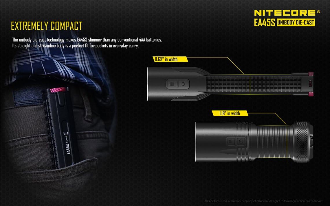 1000 Lumen CREE XP-L HI V3 LED Flashlight M780906