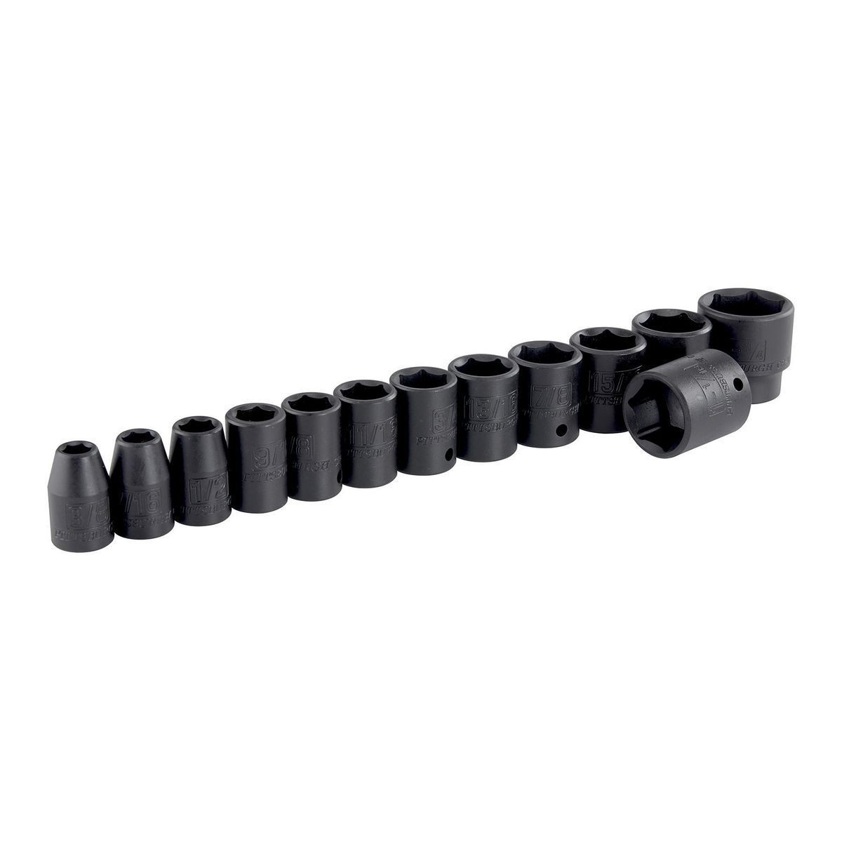 1/2 in. Drive SAE Impact Socket Set, 13-Piece Z23745