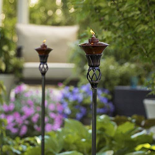 Brushed Copper Metal Torch R373