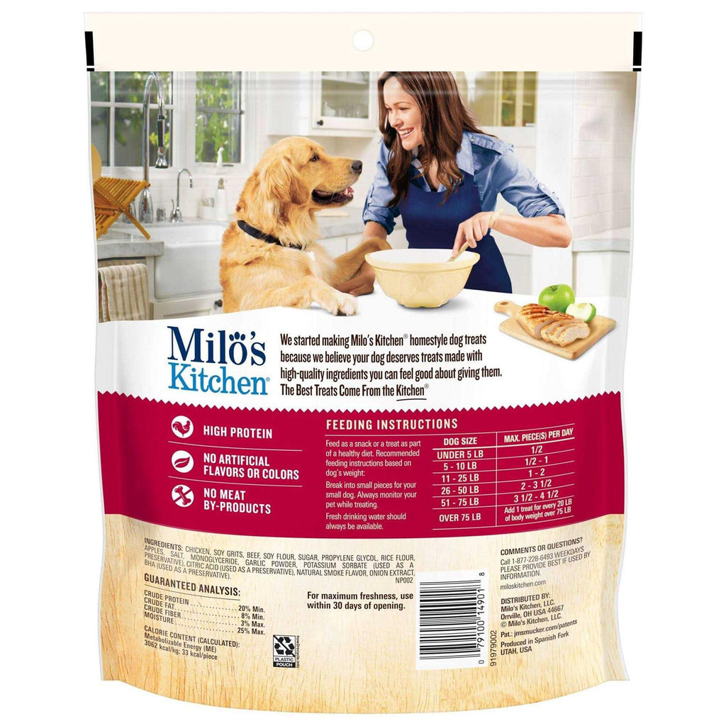 Chicken & Apple Sausage Slices Dog Treats Y955795