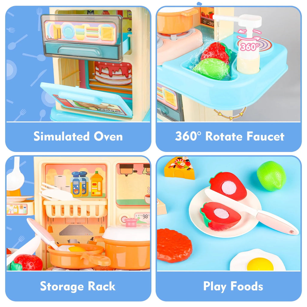 Play Kitchen Set with Lights & Sounds C89398