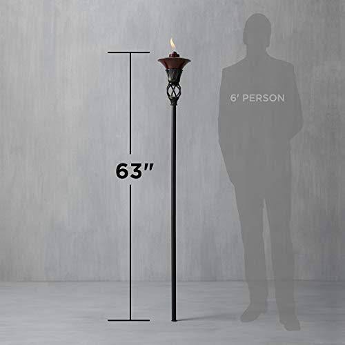 Brushed Copper Metal Torch R373