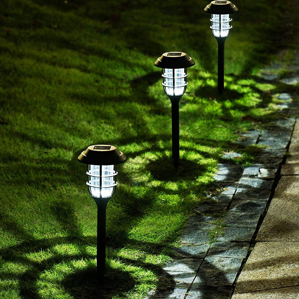 8 Pack Warm White Waterproof Solar Landscape Lights Y133017