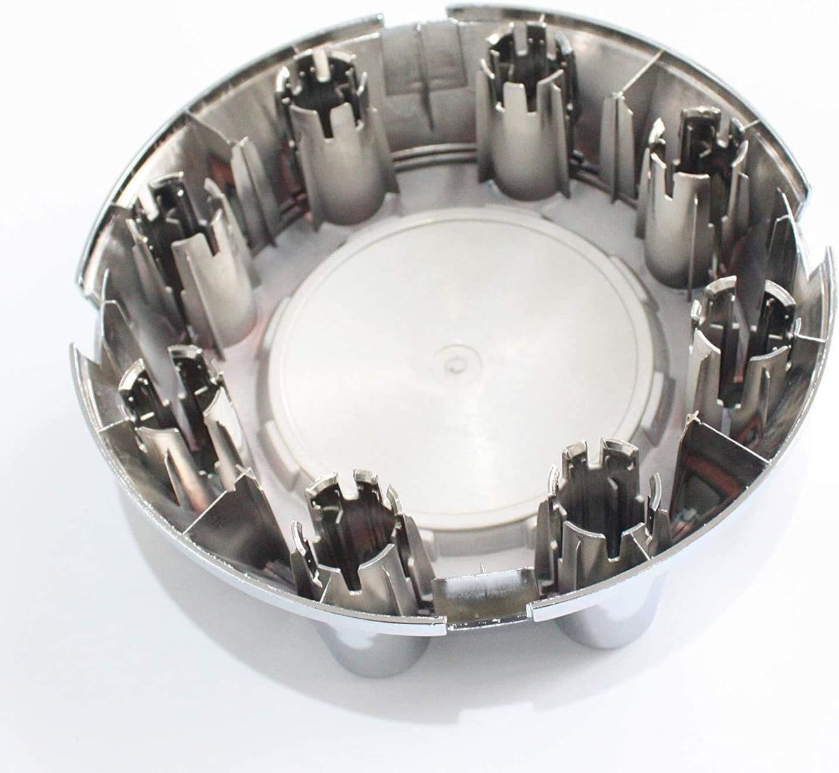 Chrome 8 Lug Wheel Center Hub Caps E8627