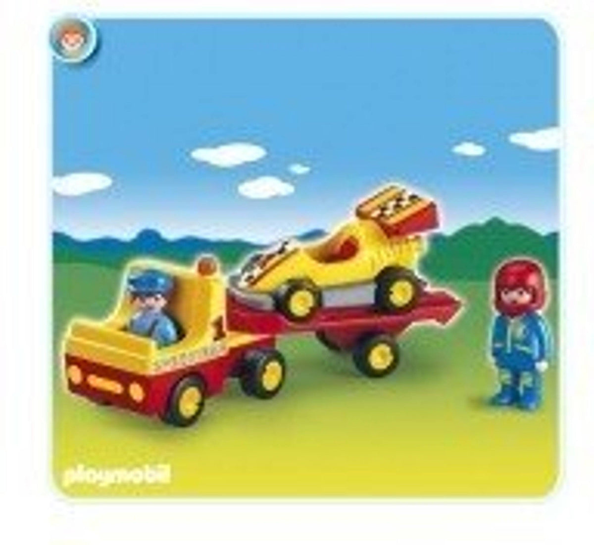 Tow Truck with Race Car H3021
