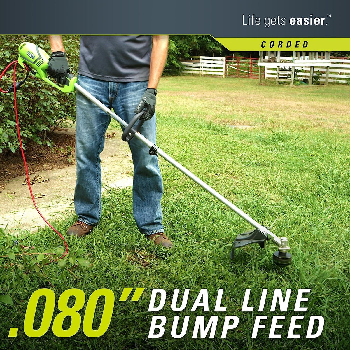 Corded Electric 10 Amp String Trimmer P86155