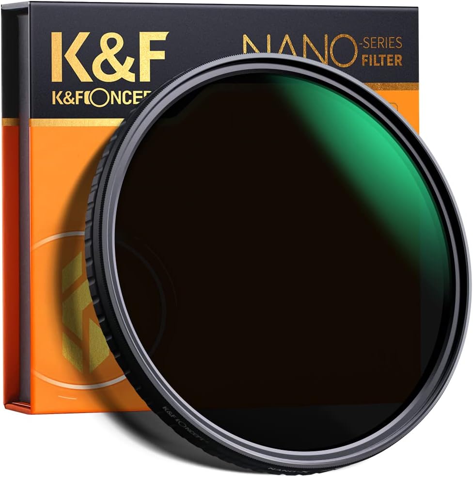 55mm Variable ND Filter ND32-ND512 5-9 Stops Neutral Density Lens Filter Y66844