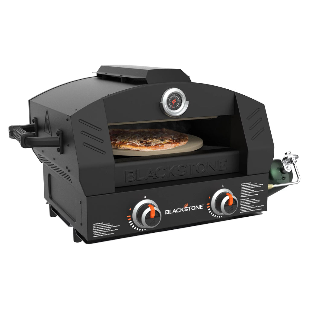 Tabletop Propane Pizza Oven with Two 15 Cordierite Stones Z81719