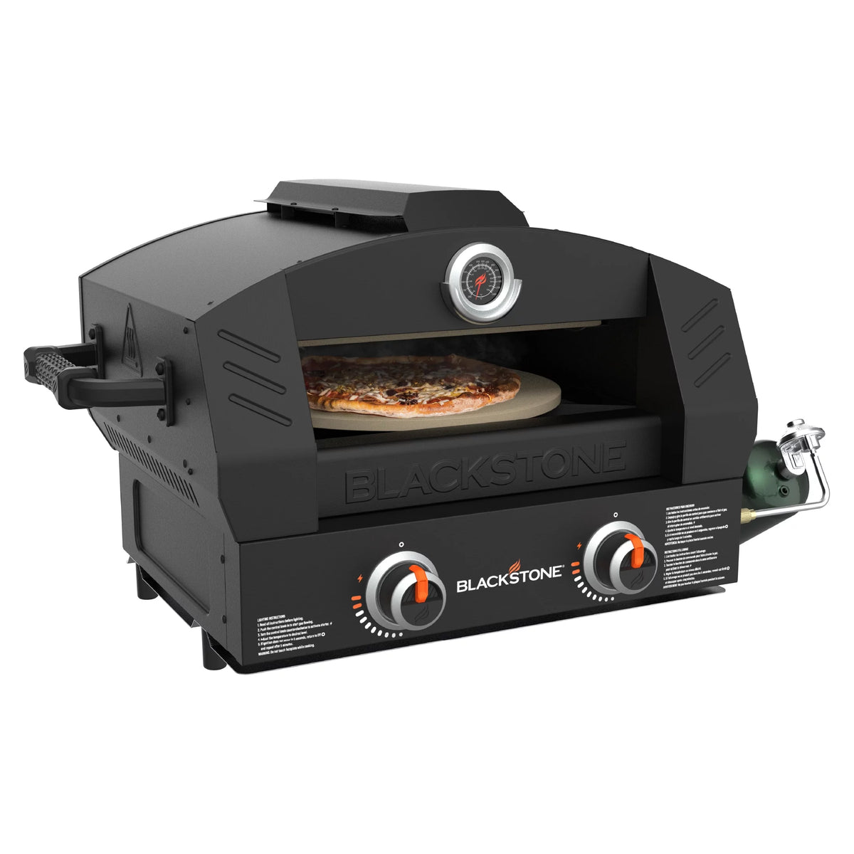 Tabletop Propane Pizza Oven with Two 15 Cordierite Stones Z81719