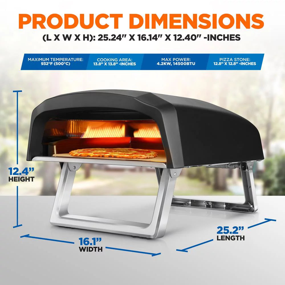 Portable Outdoor Gas Pizza Oven T1007