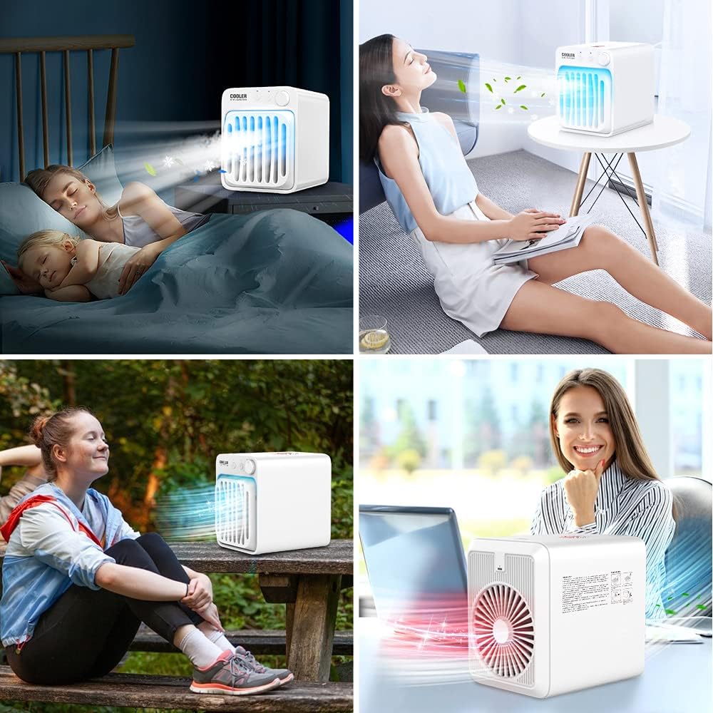 Portable USB Rechargeable Evaporative Air Cooler Fan T793