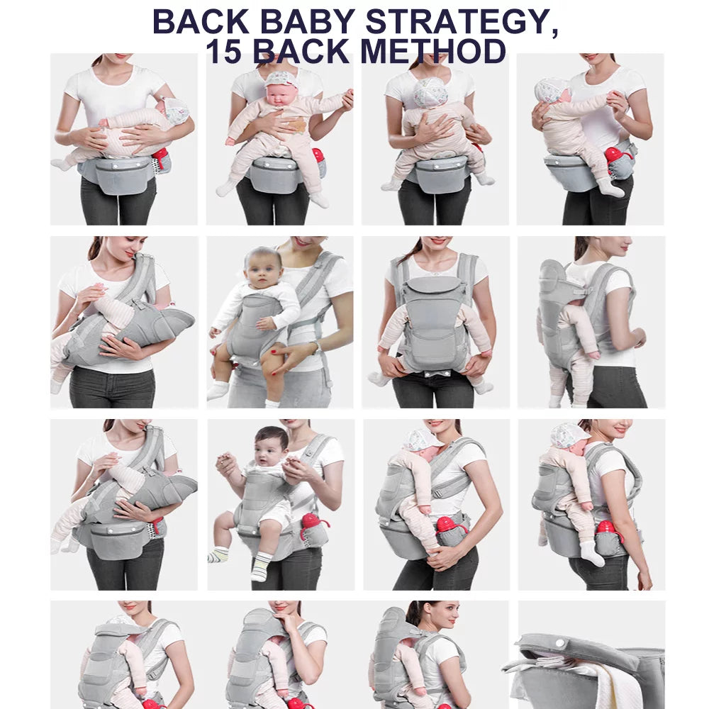 6 in 1 Convertible Baby Carrier with Hip Seat W378