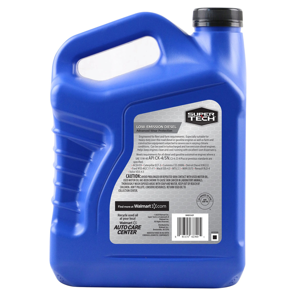 15W-40 Motor Oil, 1 Gallon H8712