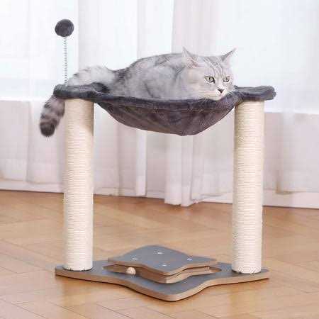 3 in 1 Cat Scratching Post with Hammock Q47007
