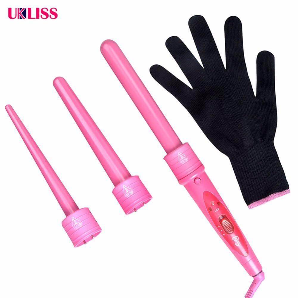 3 in 1 Interchangeable Hair Curling Iron J520