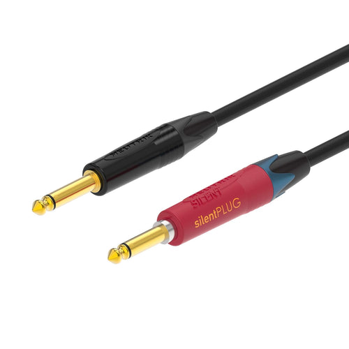 1/4 Inch TS to 1/4 TS Instrument Cable 30 Feet Black M4944