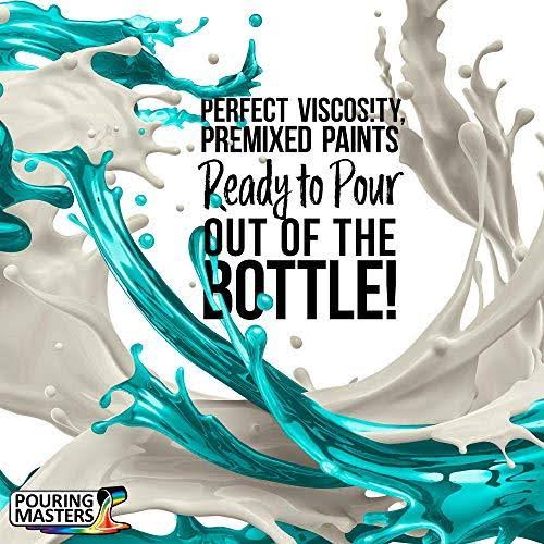 36-Color Ready to Pour Acrylic Pouring Paint Set T8201