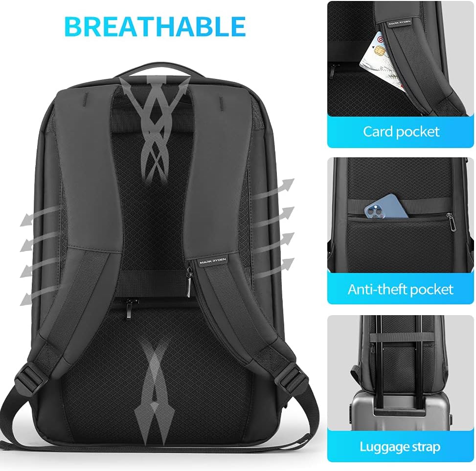 15.6 inch Hard Shell Laptop Backpack X612