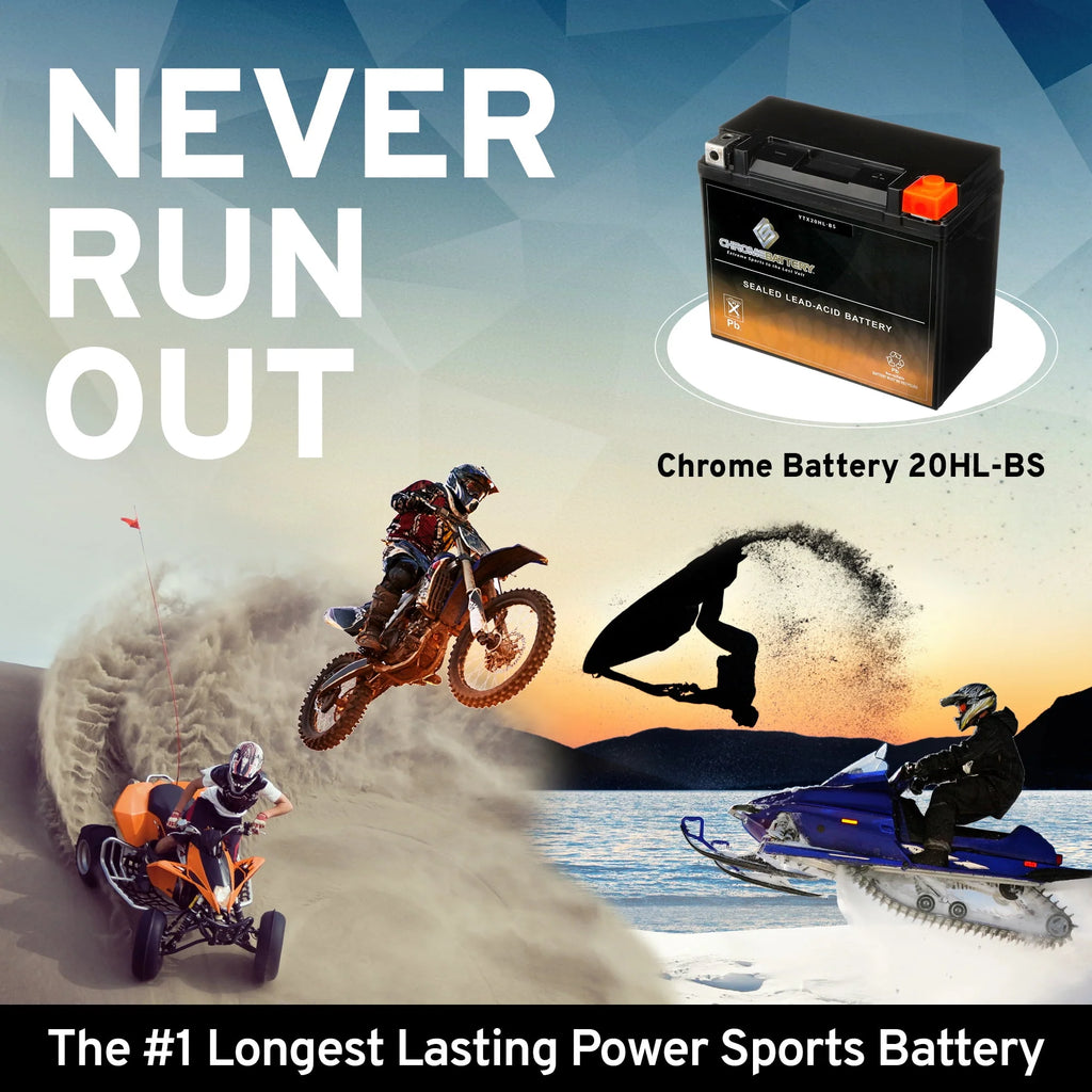 12 Volts 18 Ah 310 Cca Snowmobile Battery L806274
