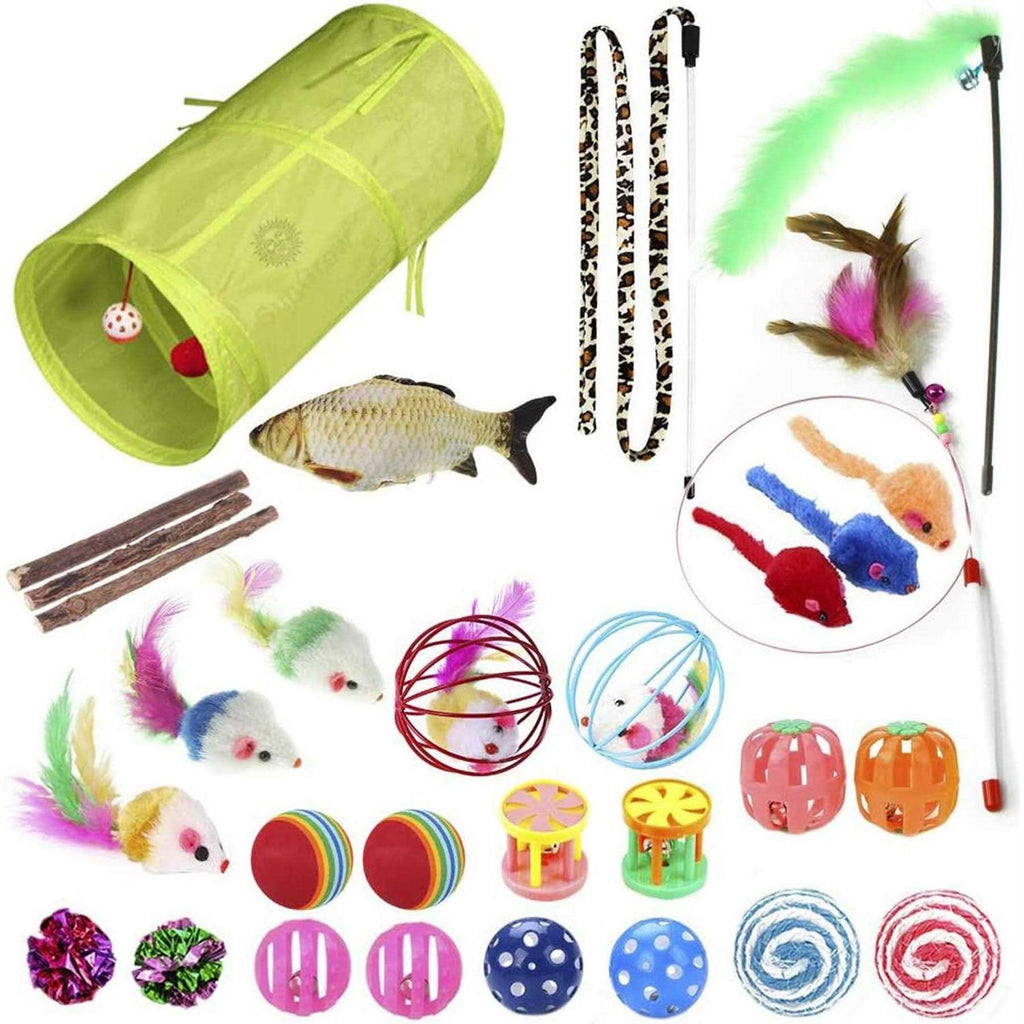 Ferret Tunnel and Assorted Toys Variety Pack H8160