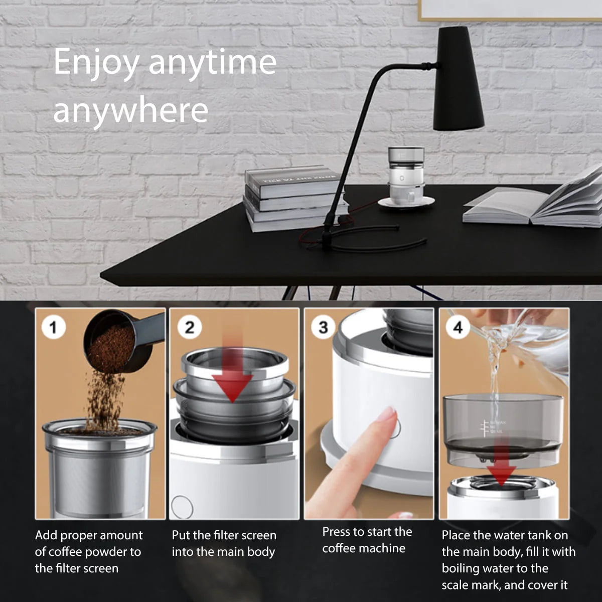 Automatic Programmable Drip Coffee Maker N7948