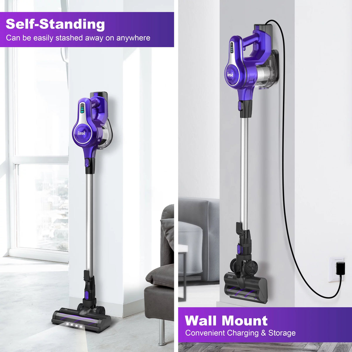 Cordless 10-in-1 Lightweight Stick Vacuum Cleaner Y316