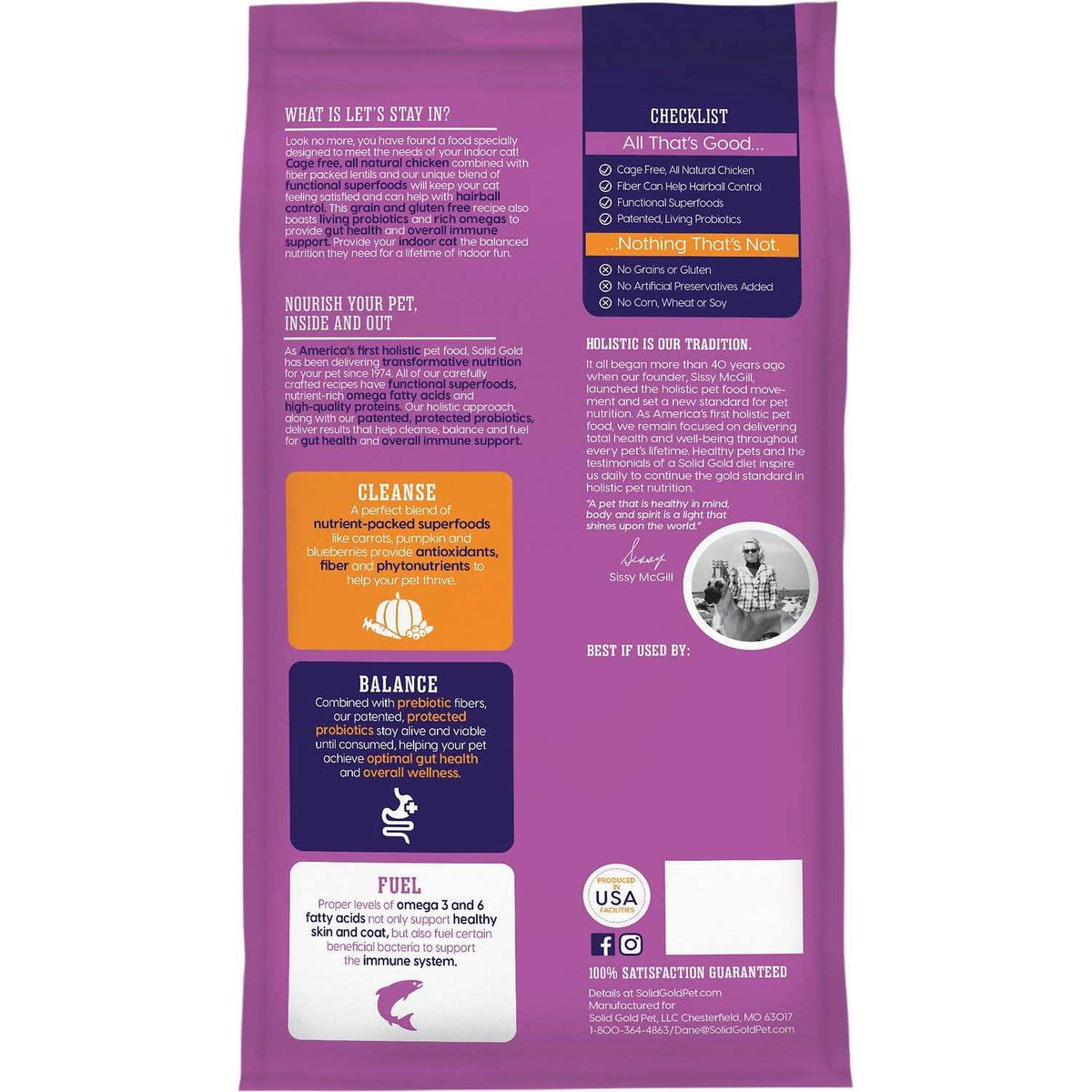 Gold Grain-Free Dry Cat Food H799