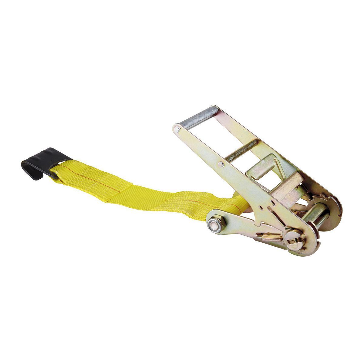 4 in. x 27 ft. Ratcheting Cargo Strap with Flat Hook T17390
