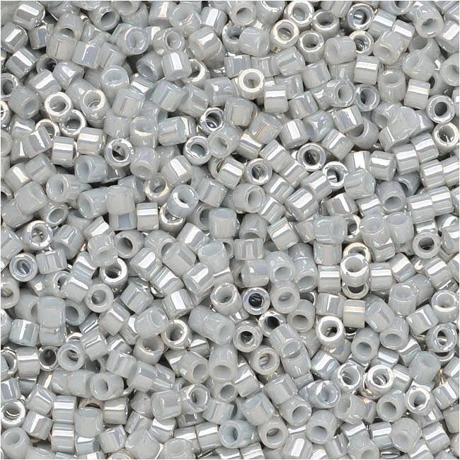 11/0 Ceylon Gray Seed Beads O8738