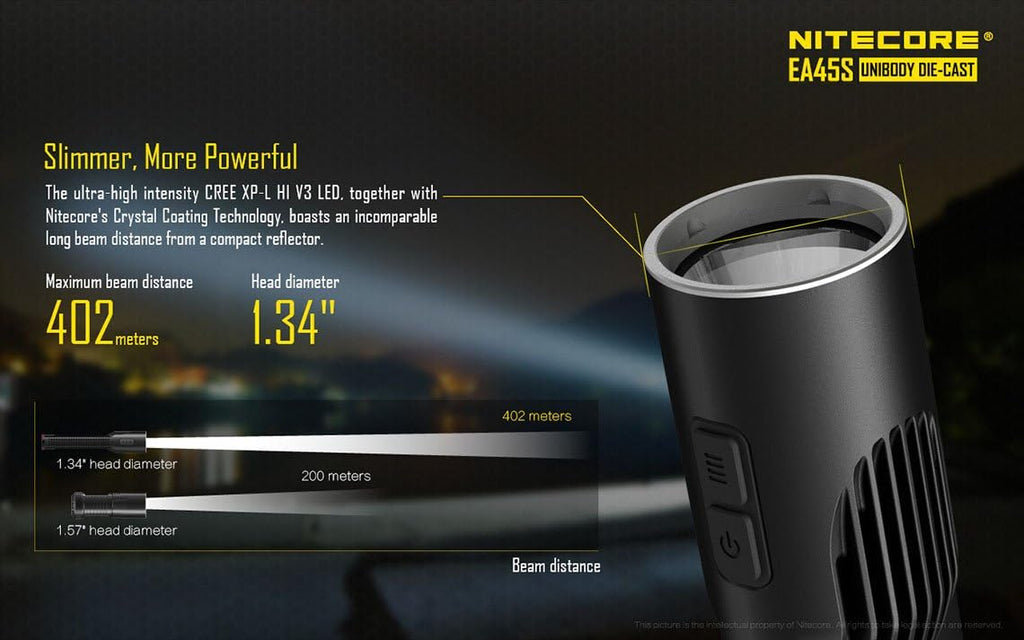 1000 Lumen CREE XP-L HI V3 LED Flashlight M780906