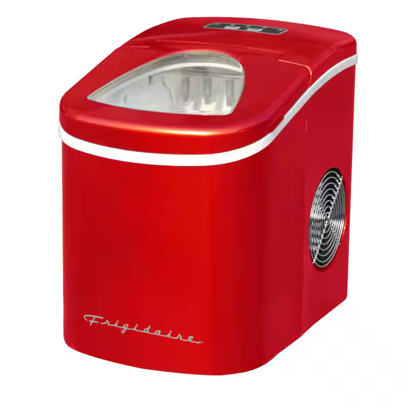 Portable Counter Top Ice Maker in Red H6935