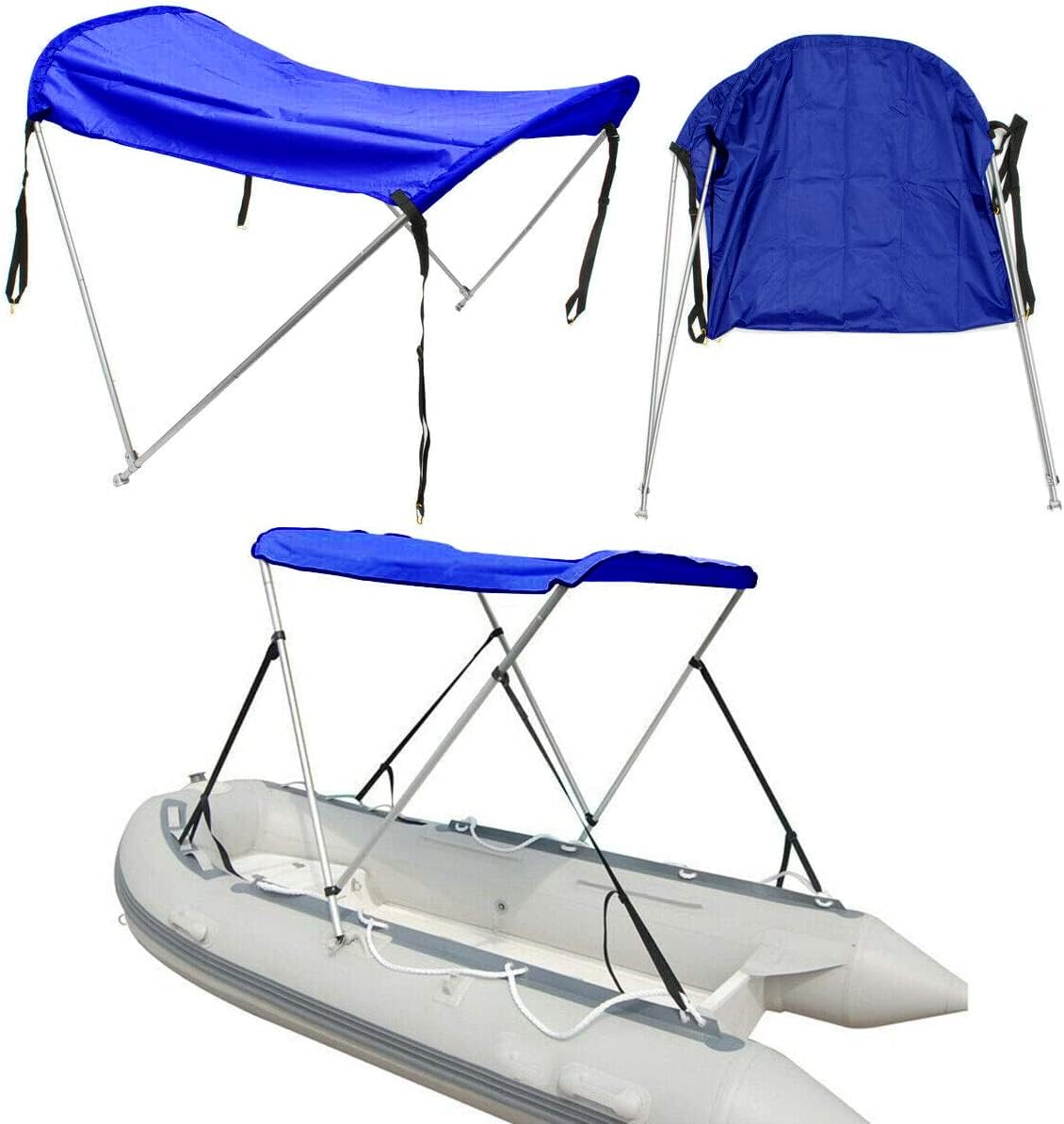Foldable Bimini Top Boat Cover Canopy N487145