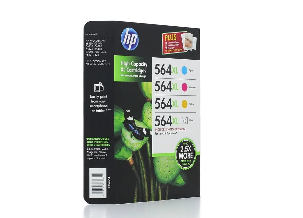 Cyan Magenta Yellow Photo Ink Cartridges U746