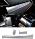 Carbon Fiber Grain Interior Dashboard Cover Trim Panel K2421