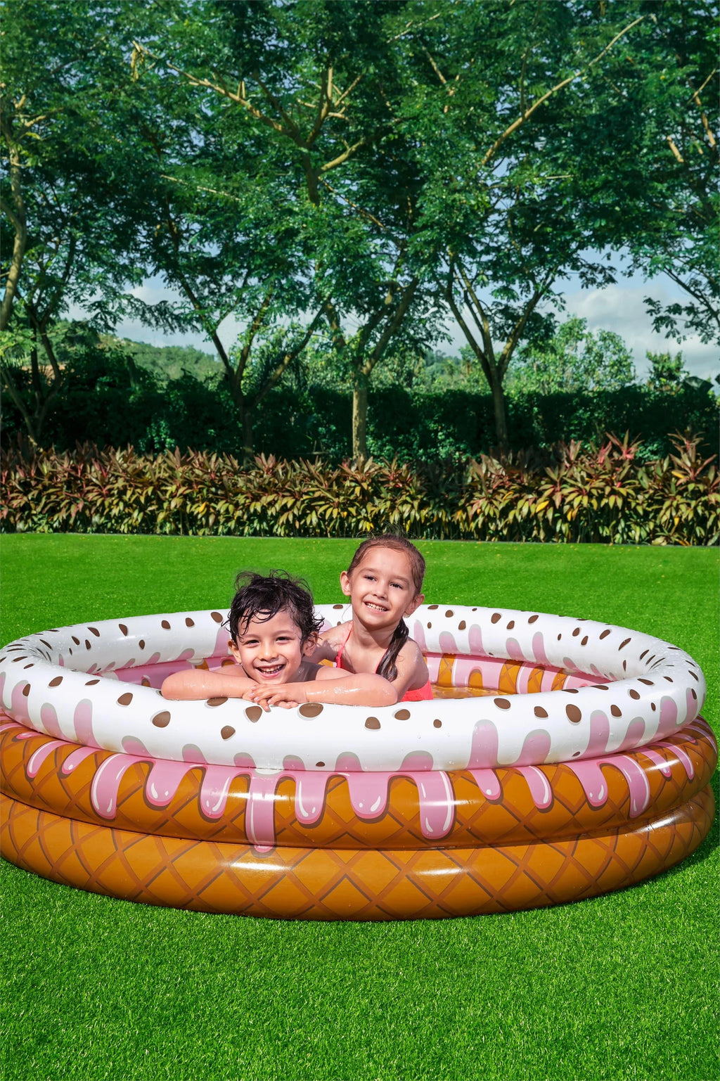 Inflatable Round Kiddie Pool 63 x 63 G757