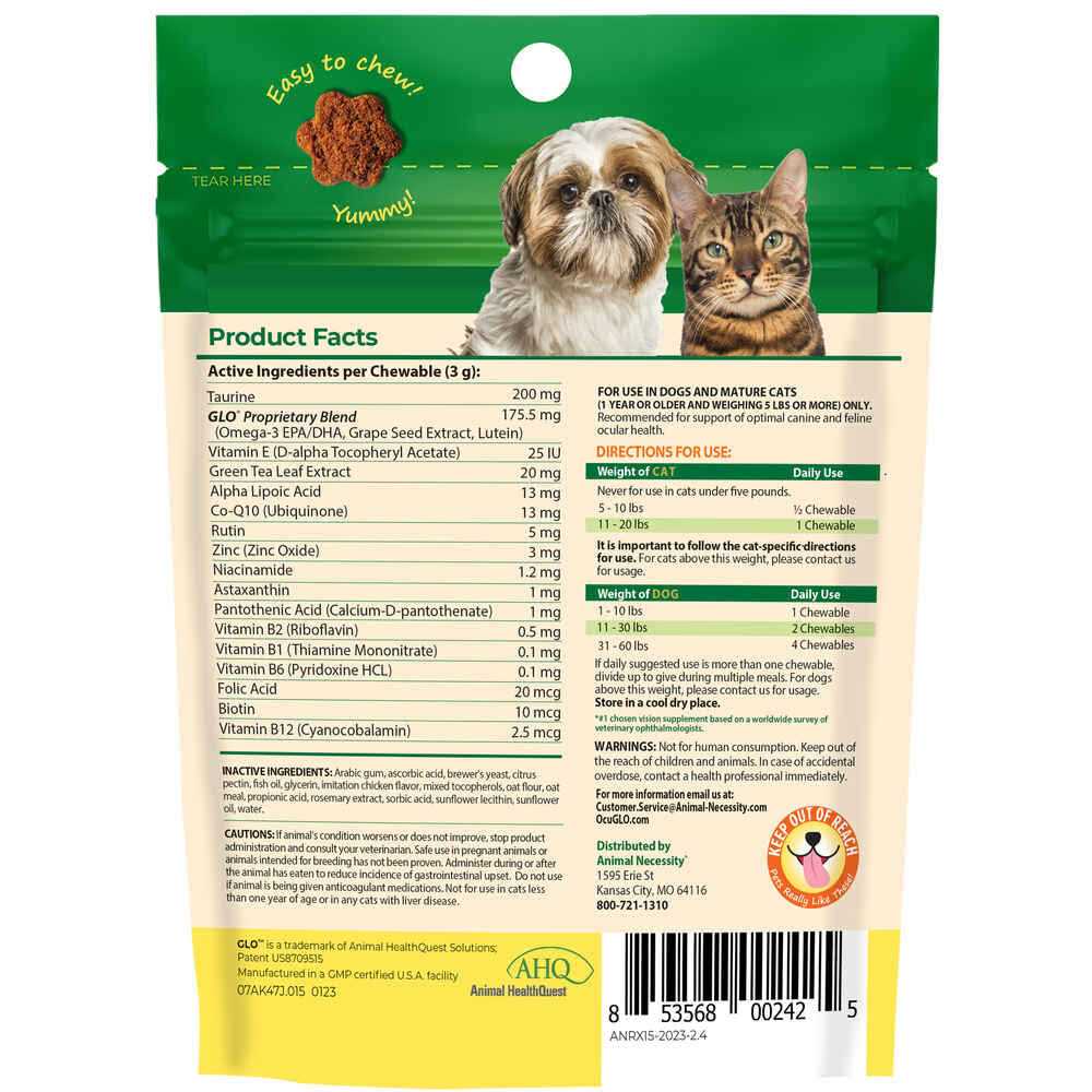 Vision Supplement Chewables for Dogs and Cats F2045