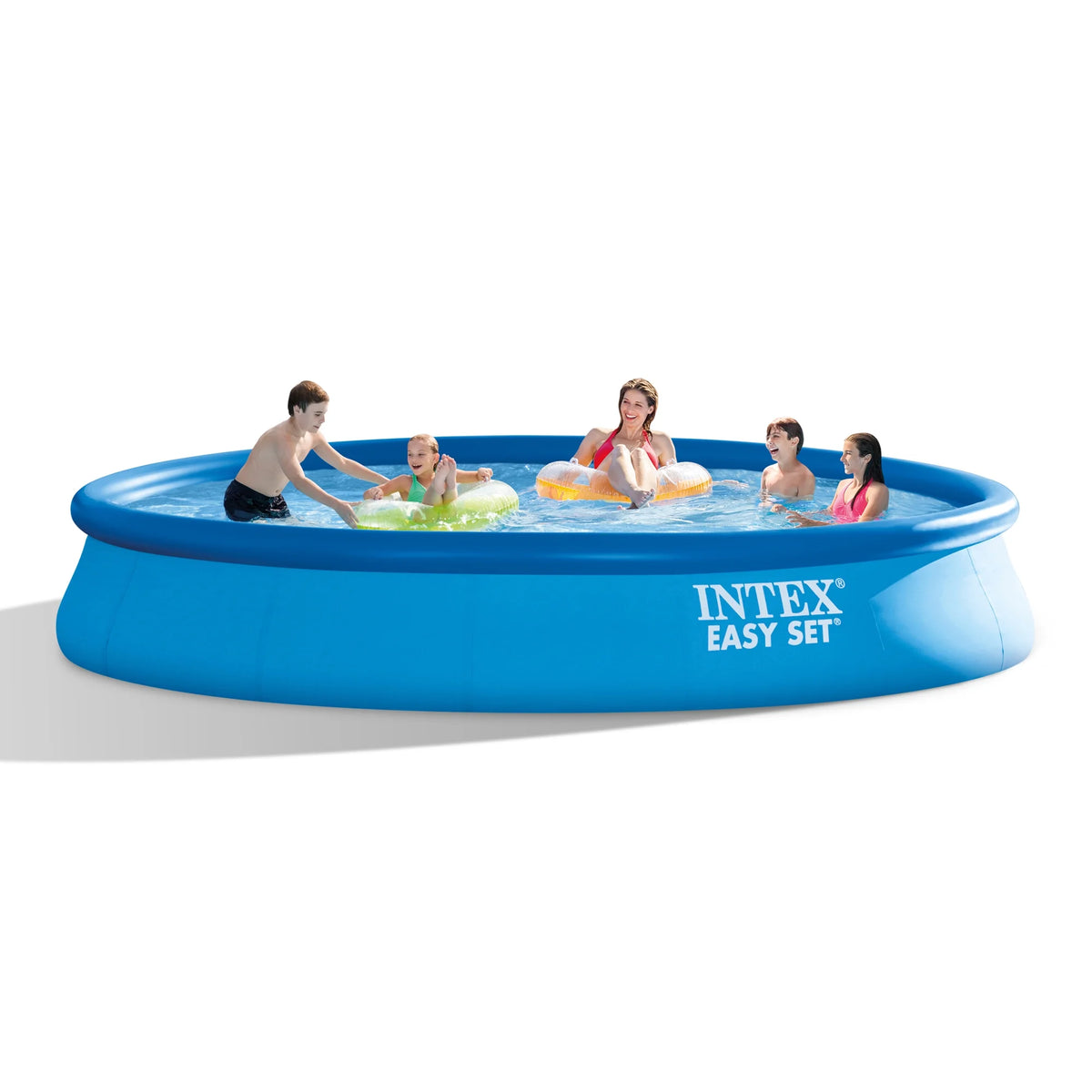 15ft x 33in Inflatable Swimming Pool with Filter Pump Y47813