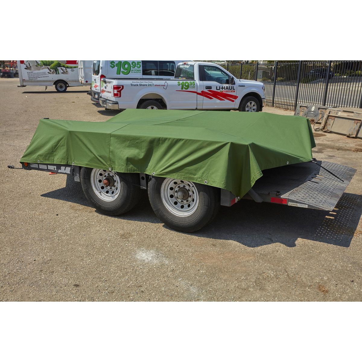 10 ft. x 12 ft. Canvas Tarp X786555