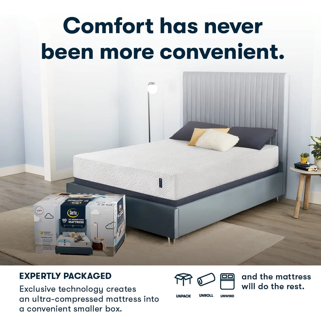Queen Cooling Gel Memory Foam Mattress M674