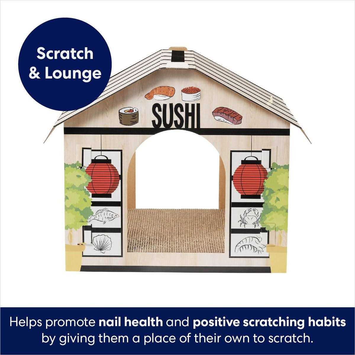 Cardboard Cat House W12375